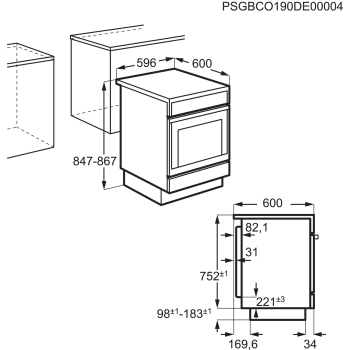 Electrolux Elektroherd FEH6LV204